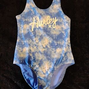 Hurley Blue Tie-Dye Swimsuit